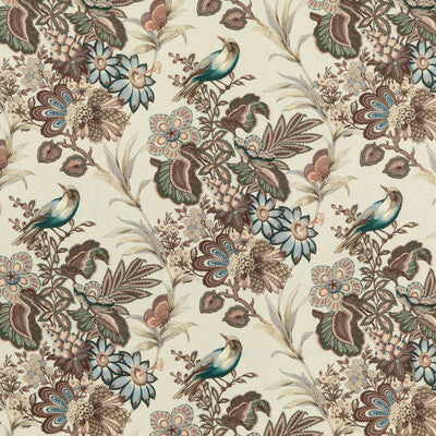 MULBERRY FD303.S108.0 ARTIST GARDEN SAGE Fabric - Eade's Wallpaper