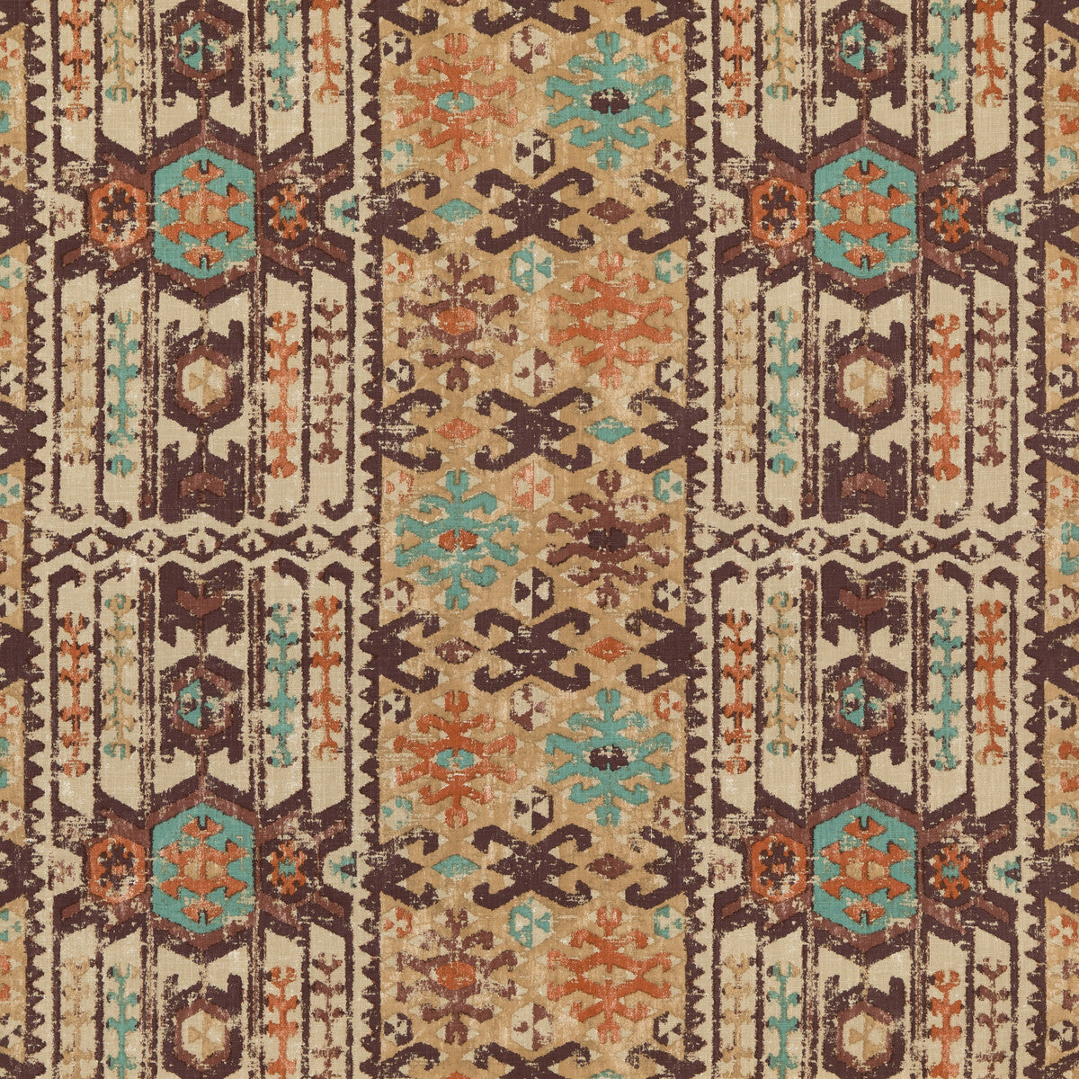 MULBERRY FD309.V54.0 KILVER RED/PLUM Fabric - Eade's Wallpaper