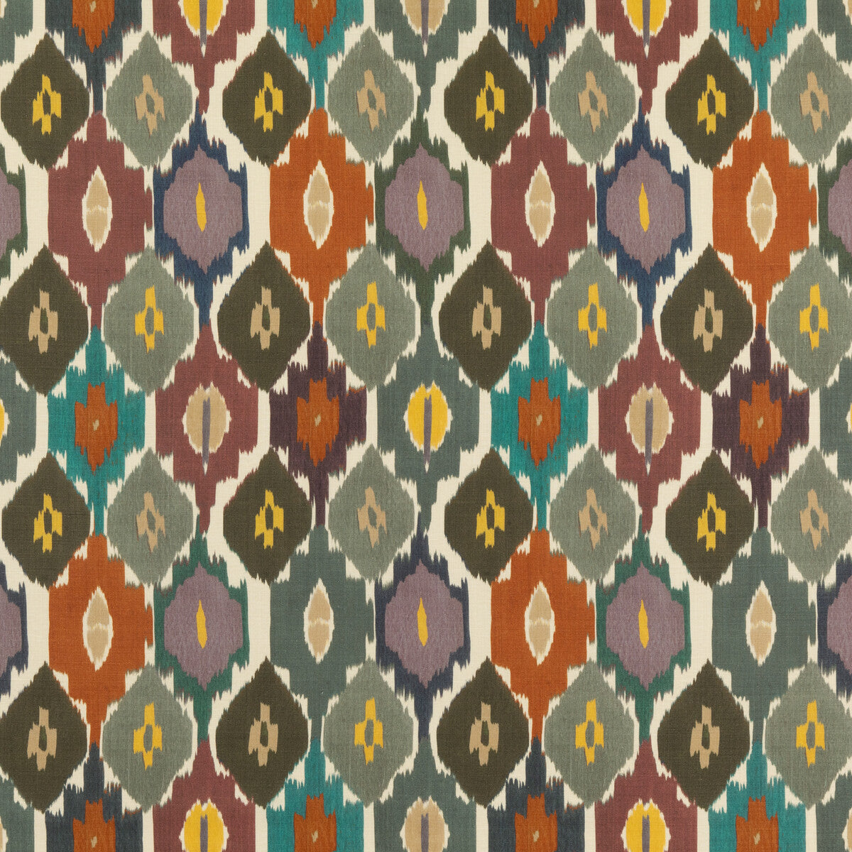 MULBERRY FD311.Y101.0 TOWN HOUSE MULTI Fabric - Eade's Wallpaper