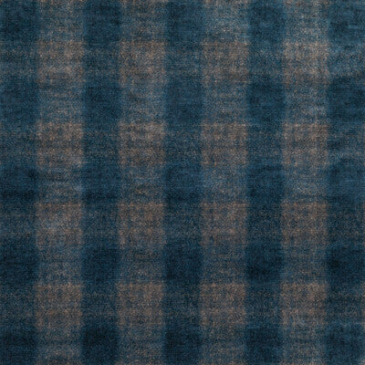 MULBERRY FD314.H10.0 HIGHLAND CHECK INDIGO Fabric - Eade's Wallpaper