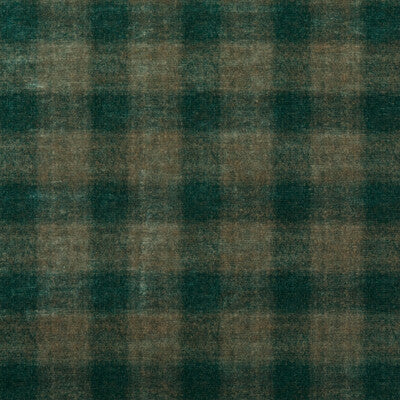 MULBERRY FD314.R122.0 HIGHLAND CHECK TEAL Fabric - Eade's Wallpaper