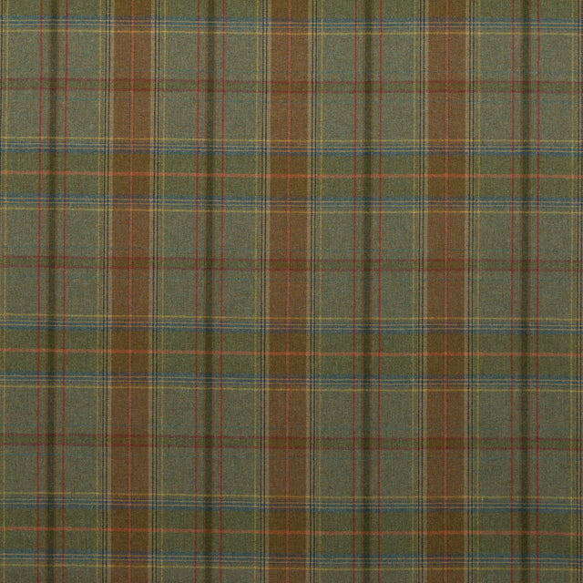 MULBERRY FD344.R106.0 SHETLAND PLAID LOVAT Fabric - Eade's Wallpaper