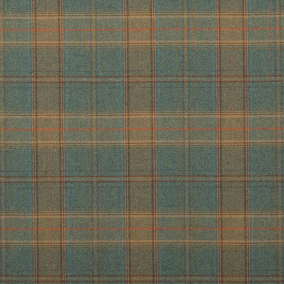 MULBERRY FD344.R11.0 SHETLAND PLAID TEAL Fabric - Eade's Wallpaper