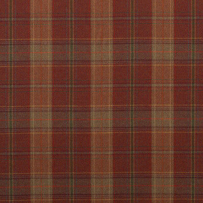 MULBERRY FD344.V55.0 SHETLAND PLAID RUSSET Fabric - Eade's Wallpaper
