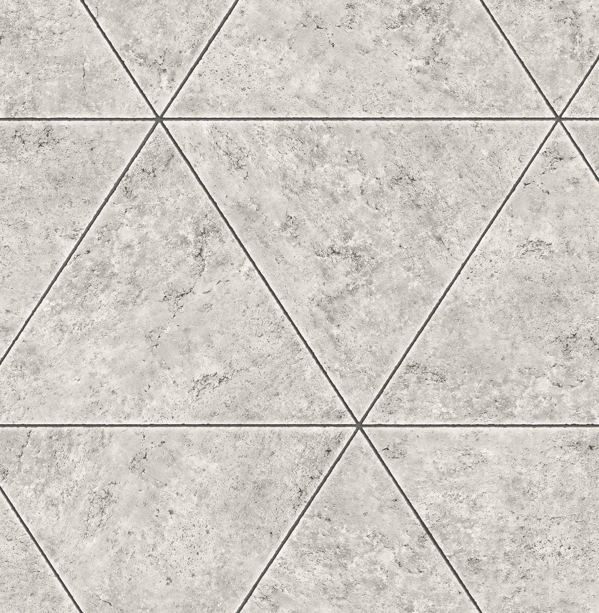 Fine Decor FD41760 Benson Grey Marble Triangle Wallpaper