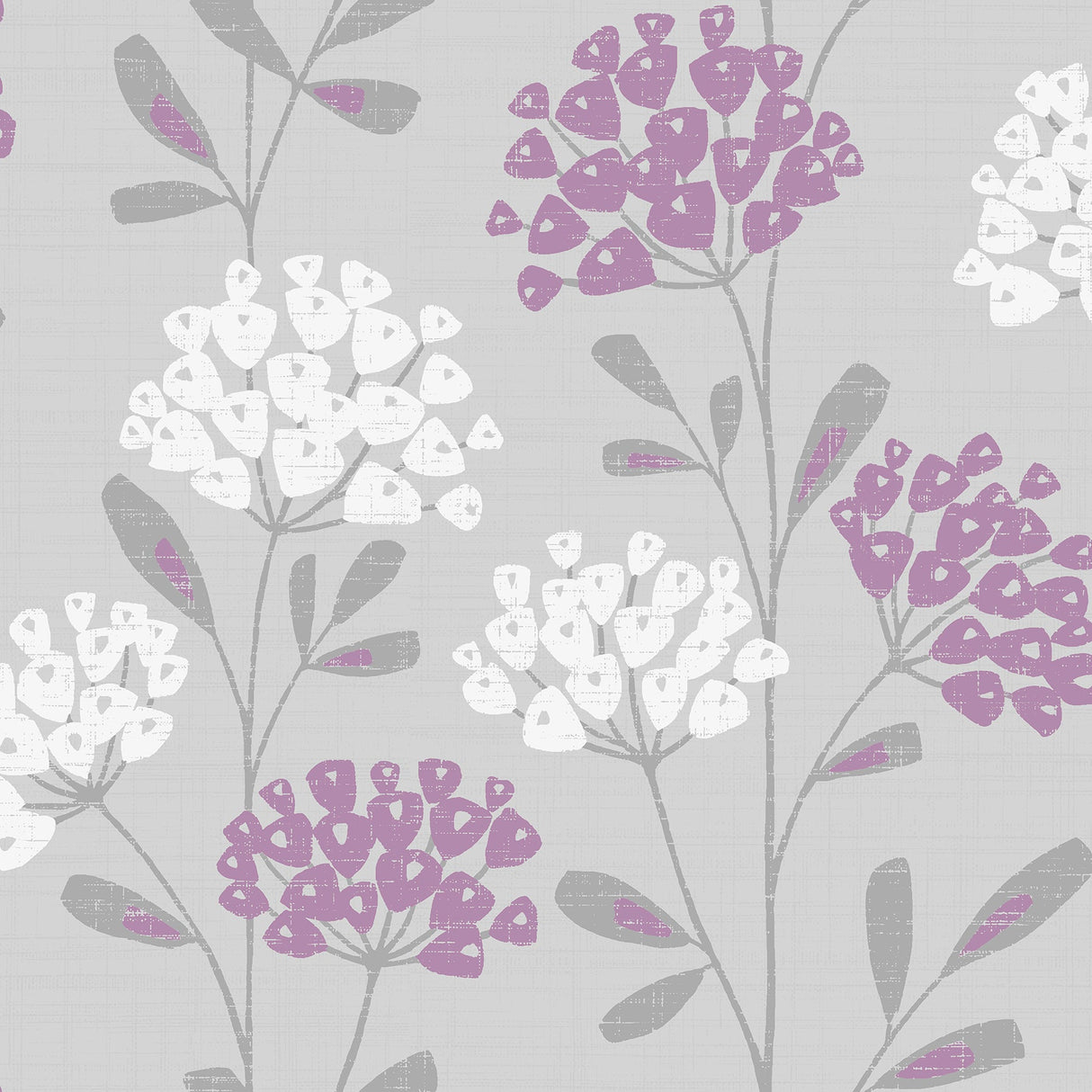 Fine Decor FD42033 Ola Grey Floral Wallpaper