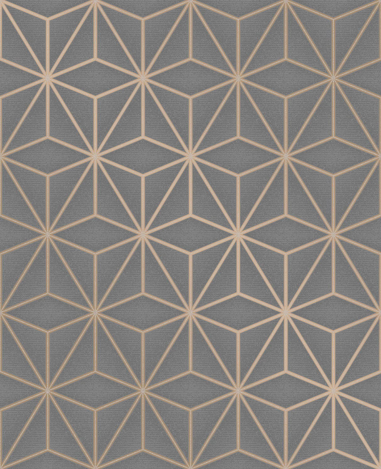 Fine Decor FD42350 Pulse Charcoal Star Geo Wallpaper