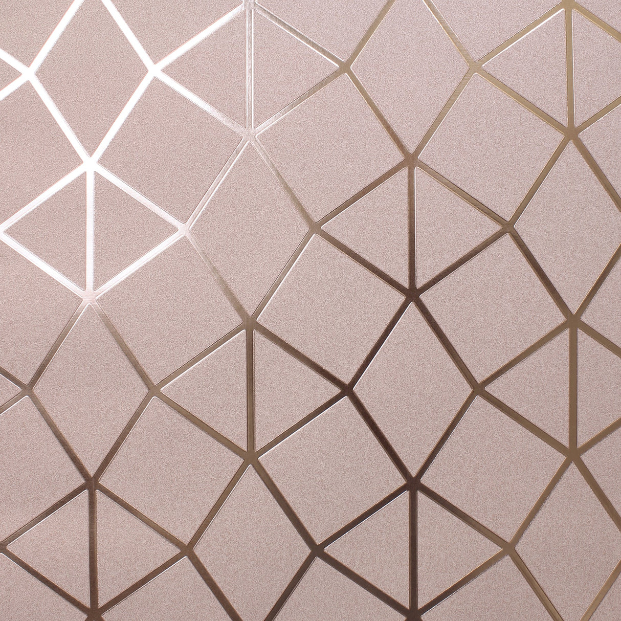Fine Decor FD42561 Stella Blush Geo Trellis Wallpaper