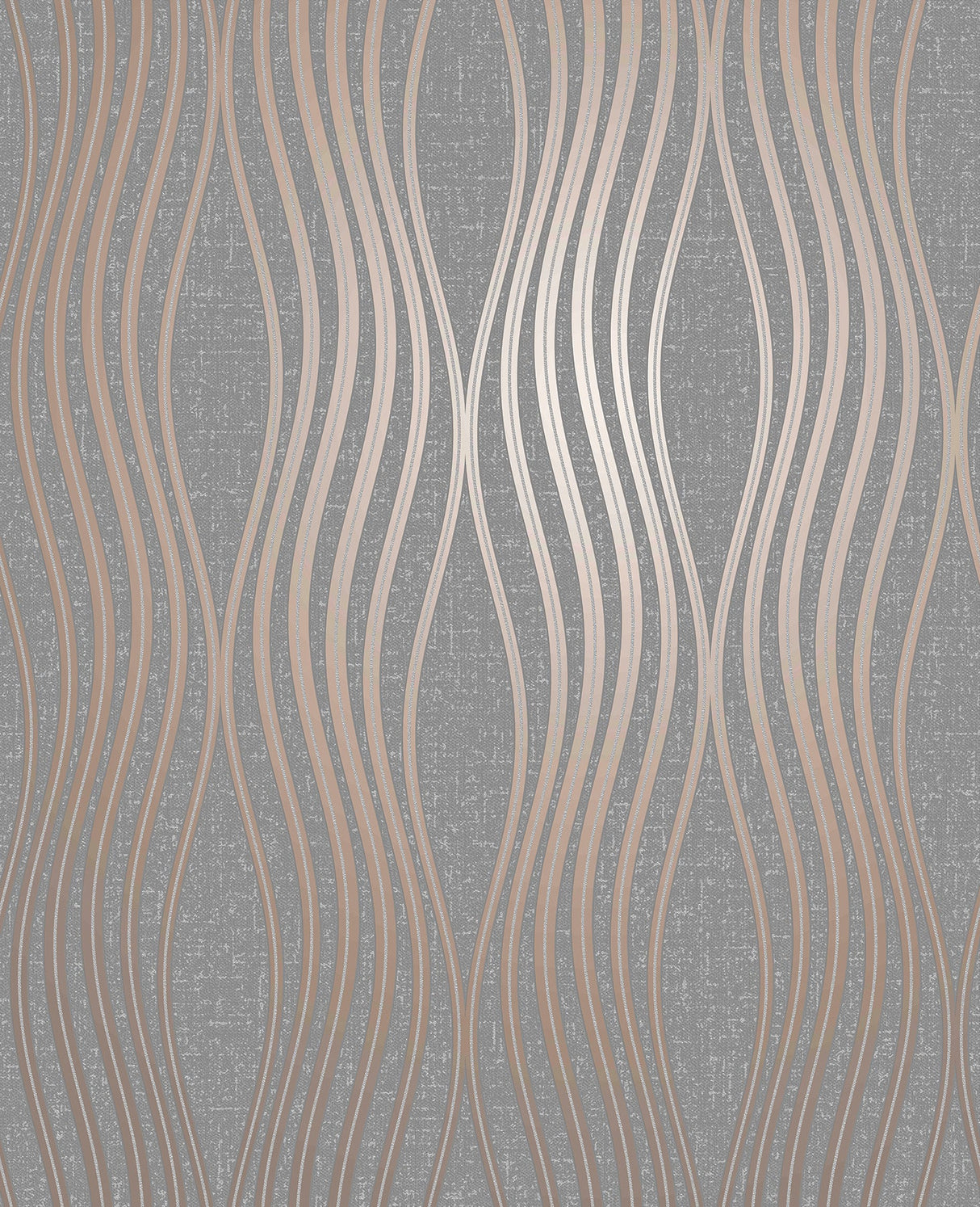 Fine Decor FD42568 Valor Copper Wave Wallpaper