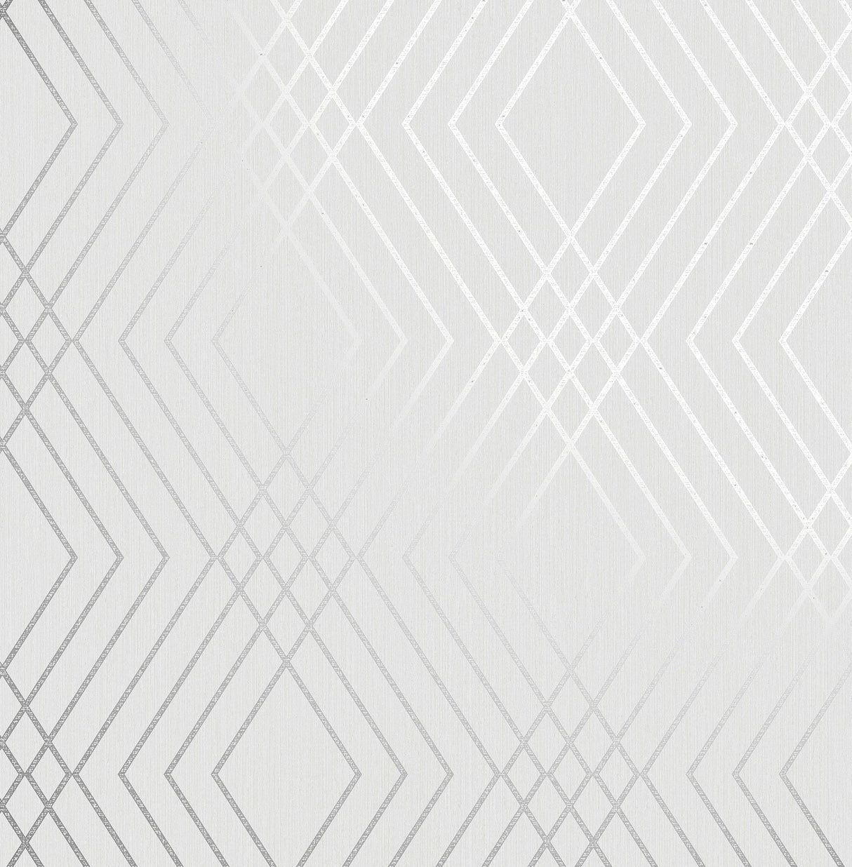 Fine Decor FD42603 Shard Silver Trellis Wallpaper