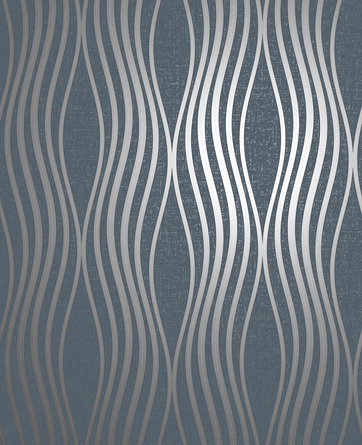 Fine Decor FD42686 Valor Navy Wave Wallpaper