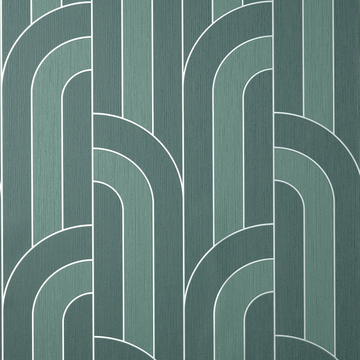 Fine Decor FD42842 Ezra Teal Arch Wallpaper