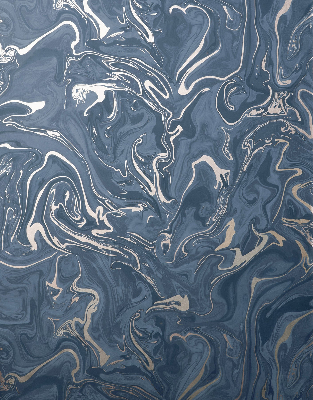 Fine Decor FD43055 Suave Navy Marble Wallpaper