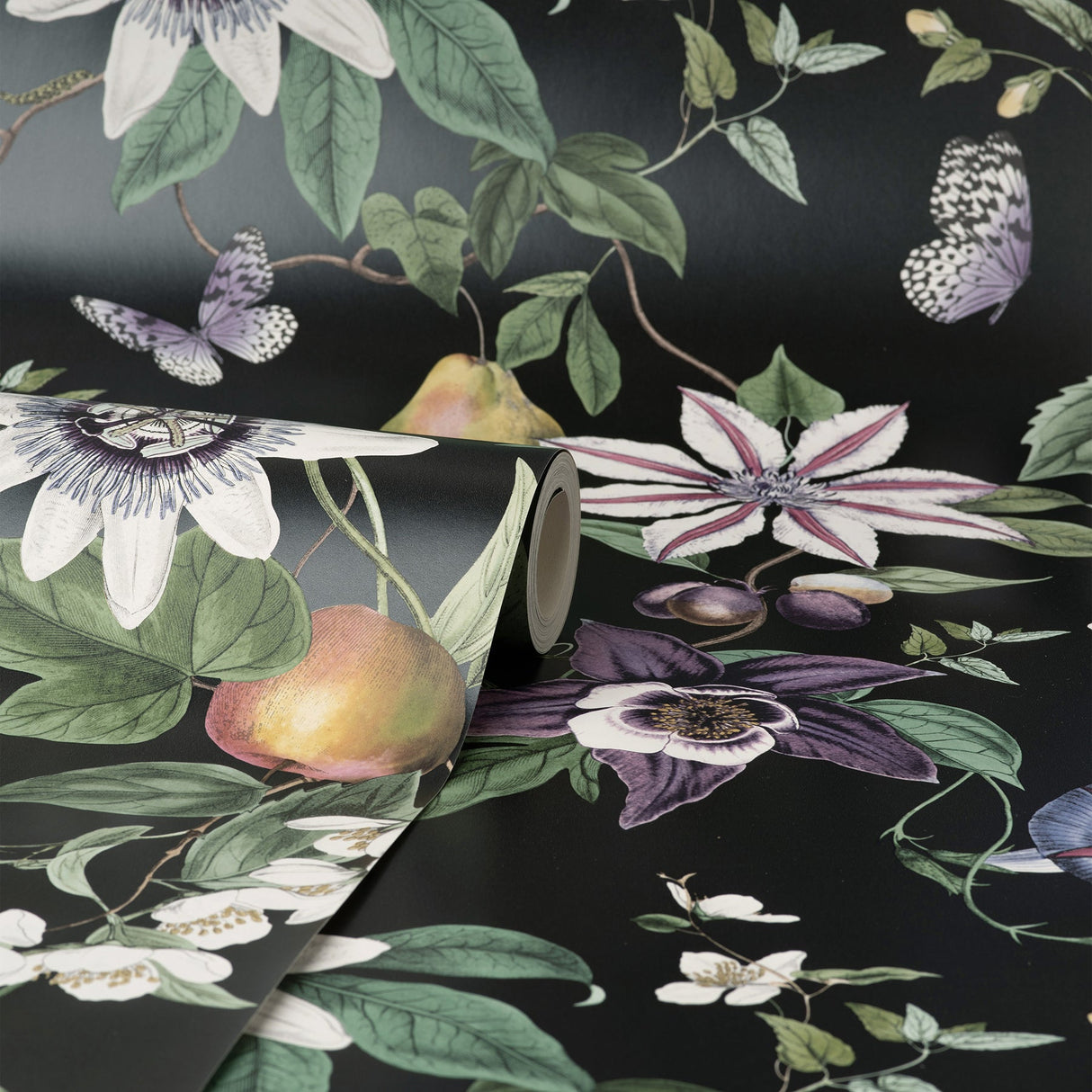 Fine Decor FD43060 Sierra Black Floral Wallpaper