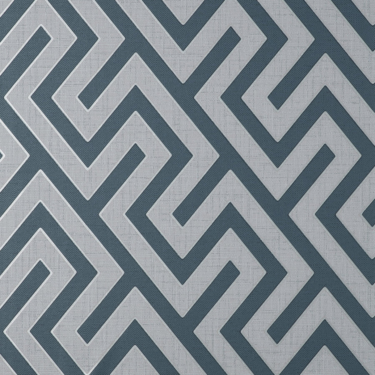 Fine Decor FD43070 Meander Blue Geo Wallpaper