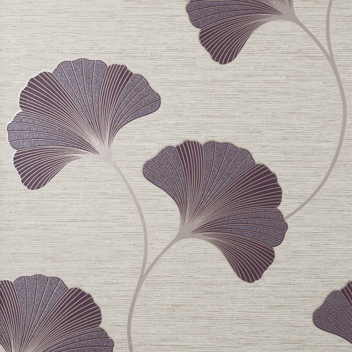 Fine Decor FD43150 Miya Plum Ginkgo Wallpaper