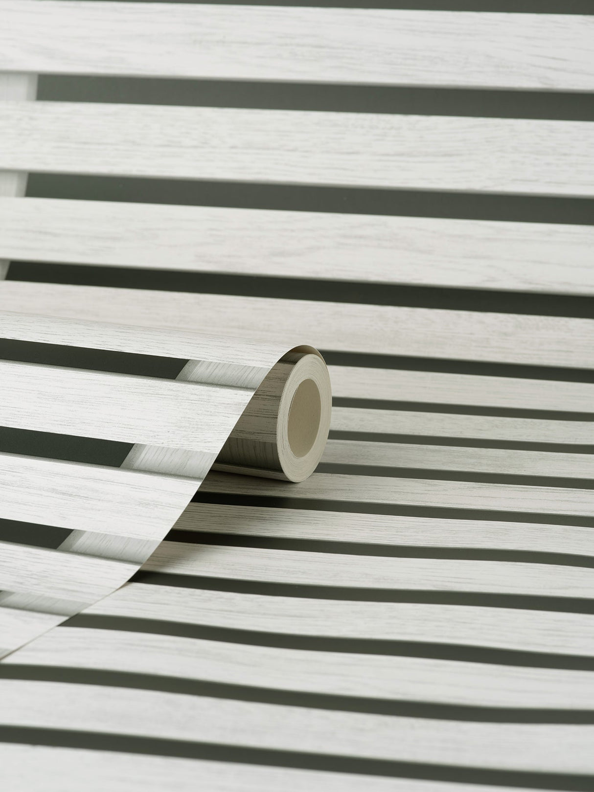 Fine Decor FD43219 Marlow Charcoal Wood Slats Wallpaper