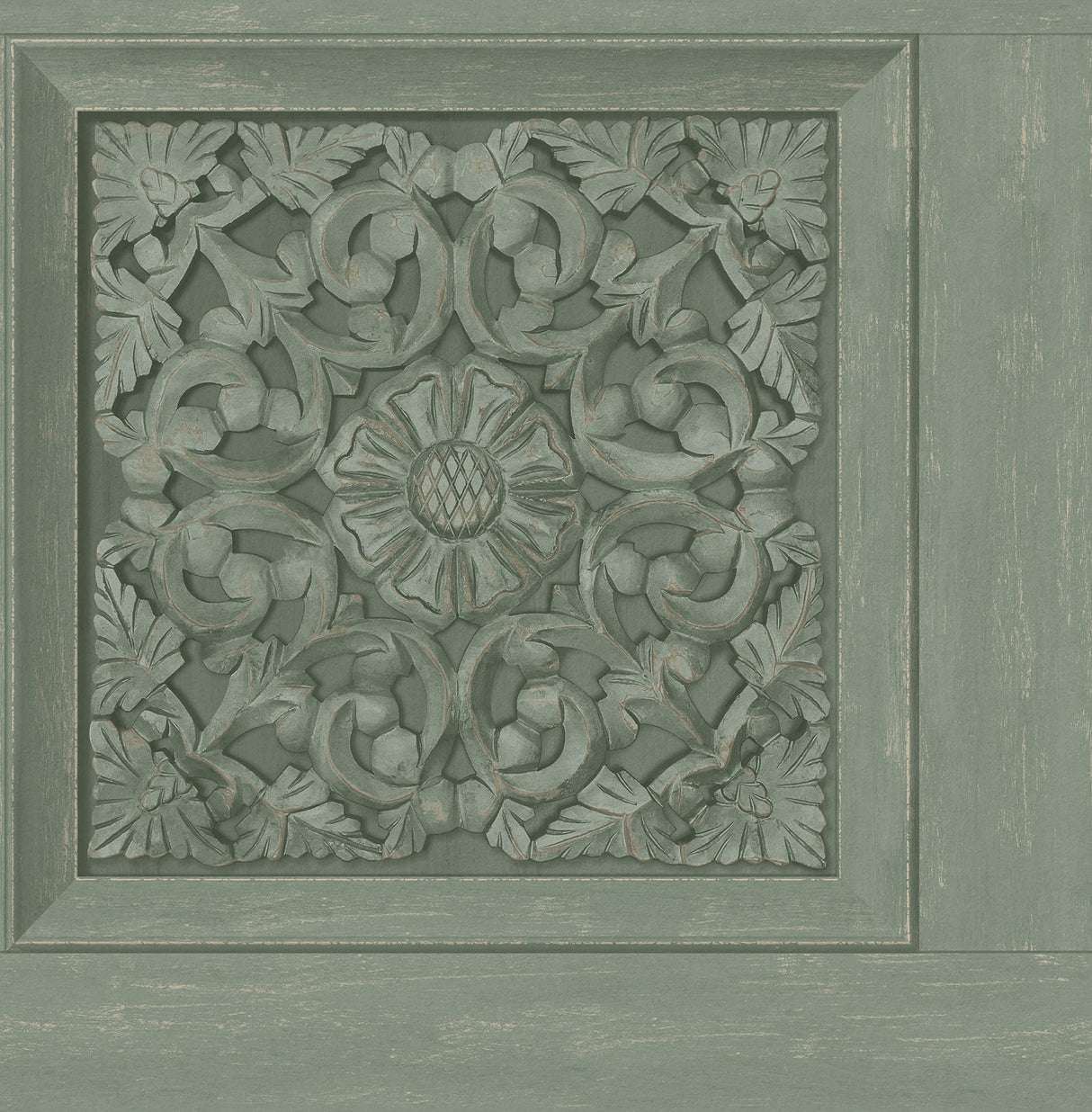 Fine Decor FD43276 Albie Moss Carved Panel Wallpaper