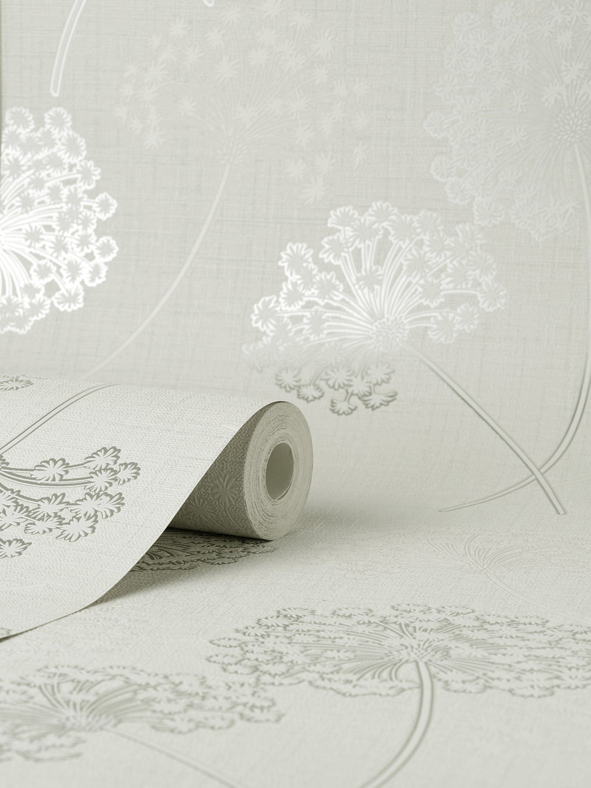 Fine Decor FD43283 Grace Dove Floral Wallpaper