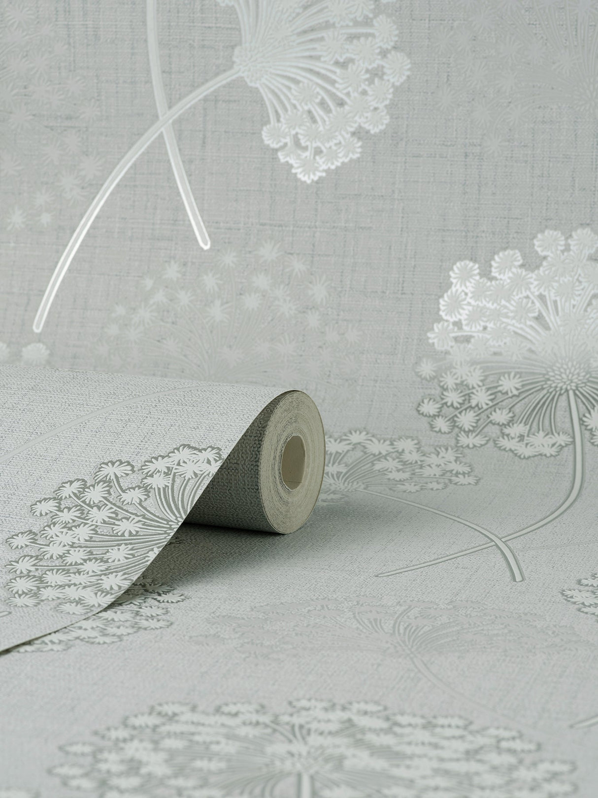 Fine Decor FD43284 Grace Grey Floral Wallpaper