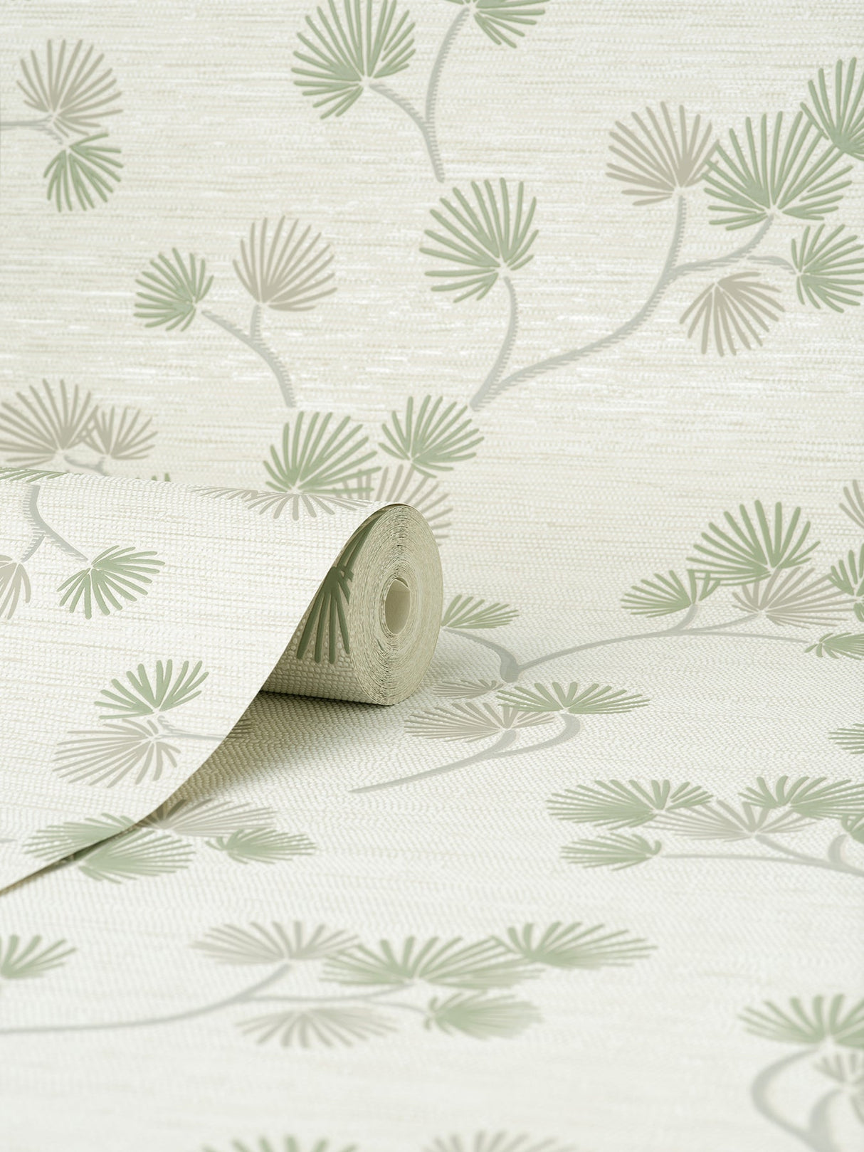 Fine Decor FD43310 Kira Green Trail Wallpaper