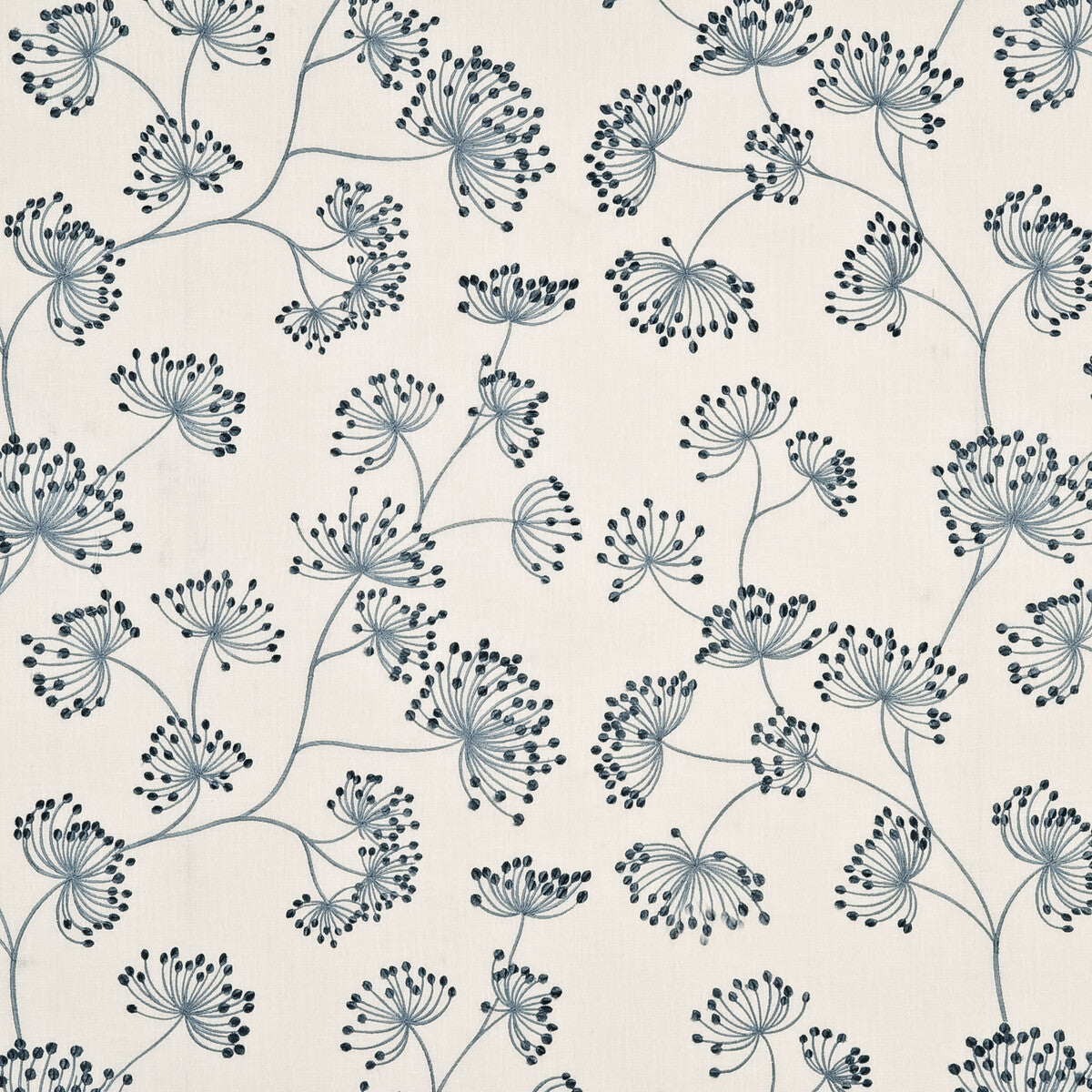 MULBERRY FD671.G104.0 MEADOW LINEN SOFT BLUE Fabric - Eade's Wallpaper