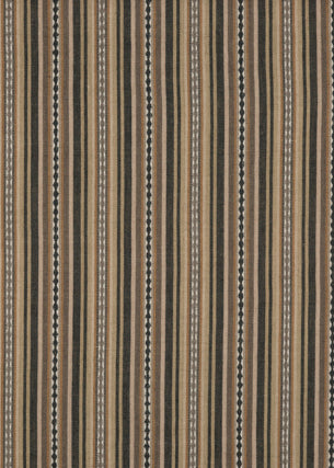 MULBERRY FD731.A130.0 DALTON STRIPE CHARCOAL/BRONZE Fabric - Eade's Wallpaper