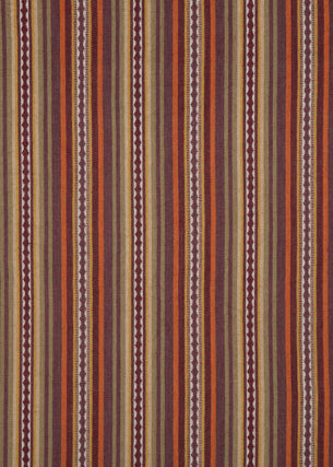MULBERRY FD731.V54.0 DALTON STRIPE SPICE/PLUM Fabric - Eade's Wallpaper
