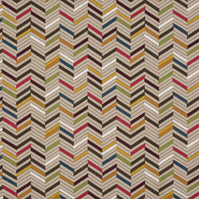 MULBERRY FD739.T70.0 CAROUSEL SPICE/PLUM Fabric - Eade's Wallpaper