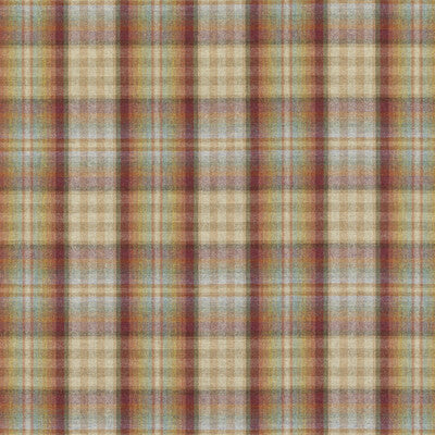 MULBERRY FD748.V94.0 NEVIS RED/ STONE Fabric - Eade's Wallpaper