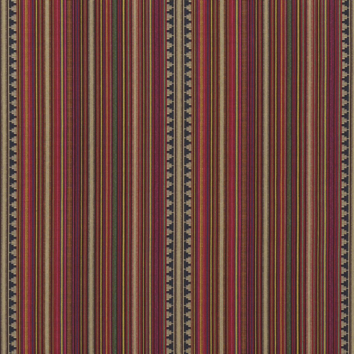 MULBERRY FD756.Y101.0 PAGEANT STRIPE MULTI Fabric - Eade's Wallpaper