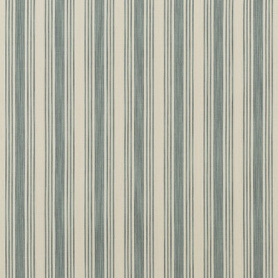 MULBERRY FD759.R11.0 HAMMOCK STRIPE TEAL Fabric - Eade's Wallpaper