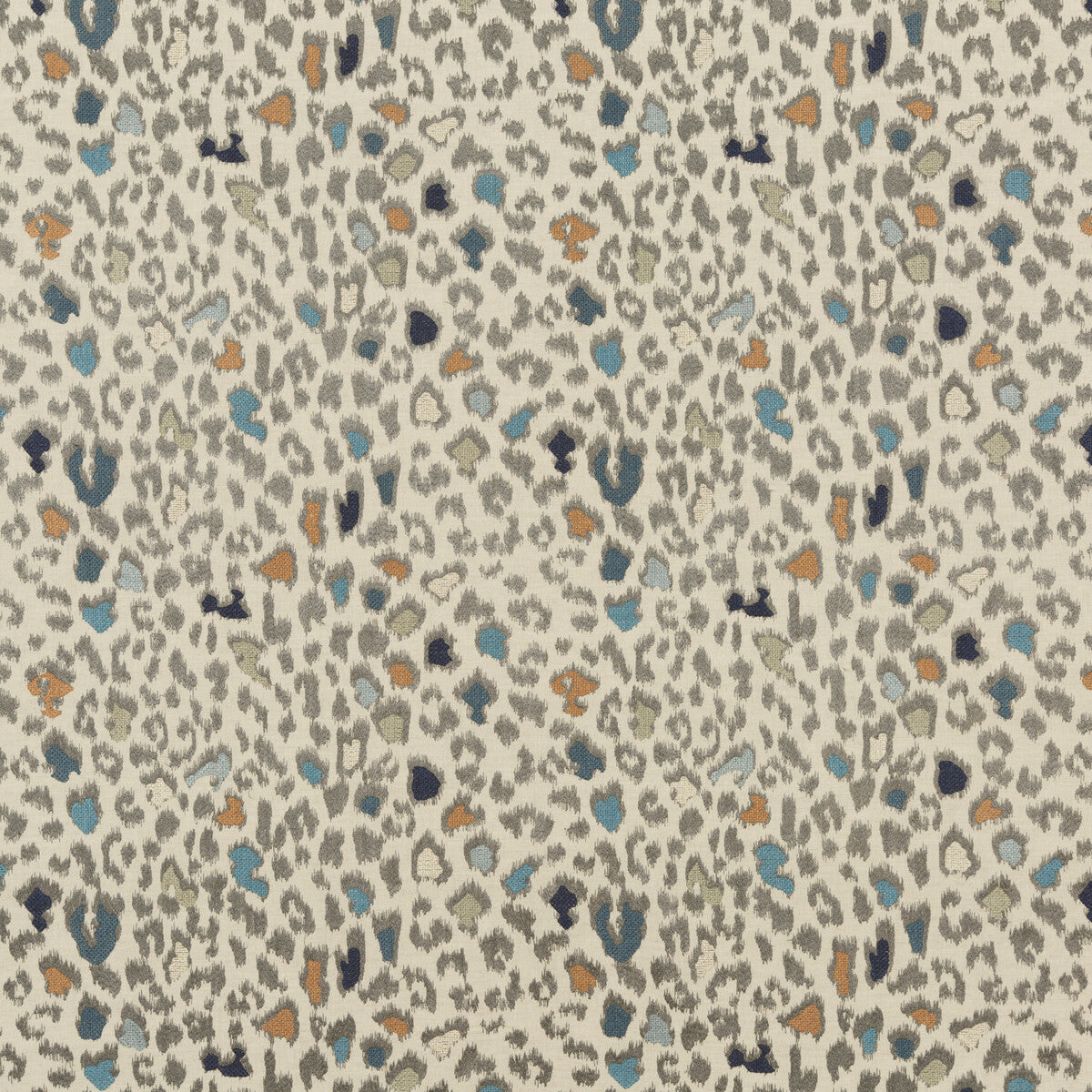 MULBERRY FD764.R11.0 ANIMAL MAGIC TEAL Fabric - Eade's Wallpaper