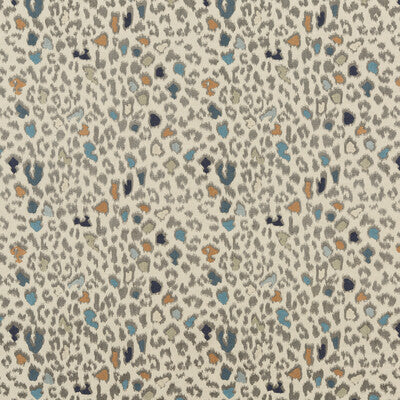 MULBERRY FD764.R11.0 ANIMAL MAGIC TEAL Fabric - Eade's Wallpaper
