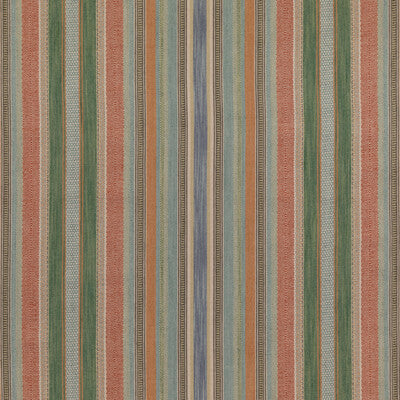 MULBERRY FD784.T30.0 RUSTIC STRIPE SPICE Fabric - Eade's Wallpaper