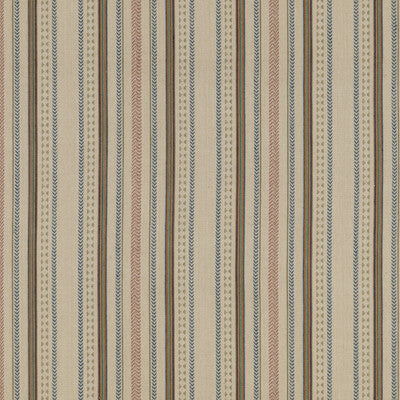 MULBERRY FD788.G34.0 RACING STRIPE DENIM Fabric - Eade's Wallpaper