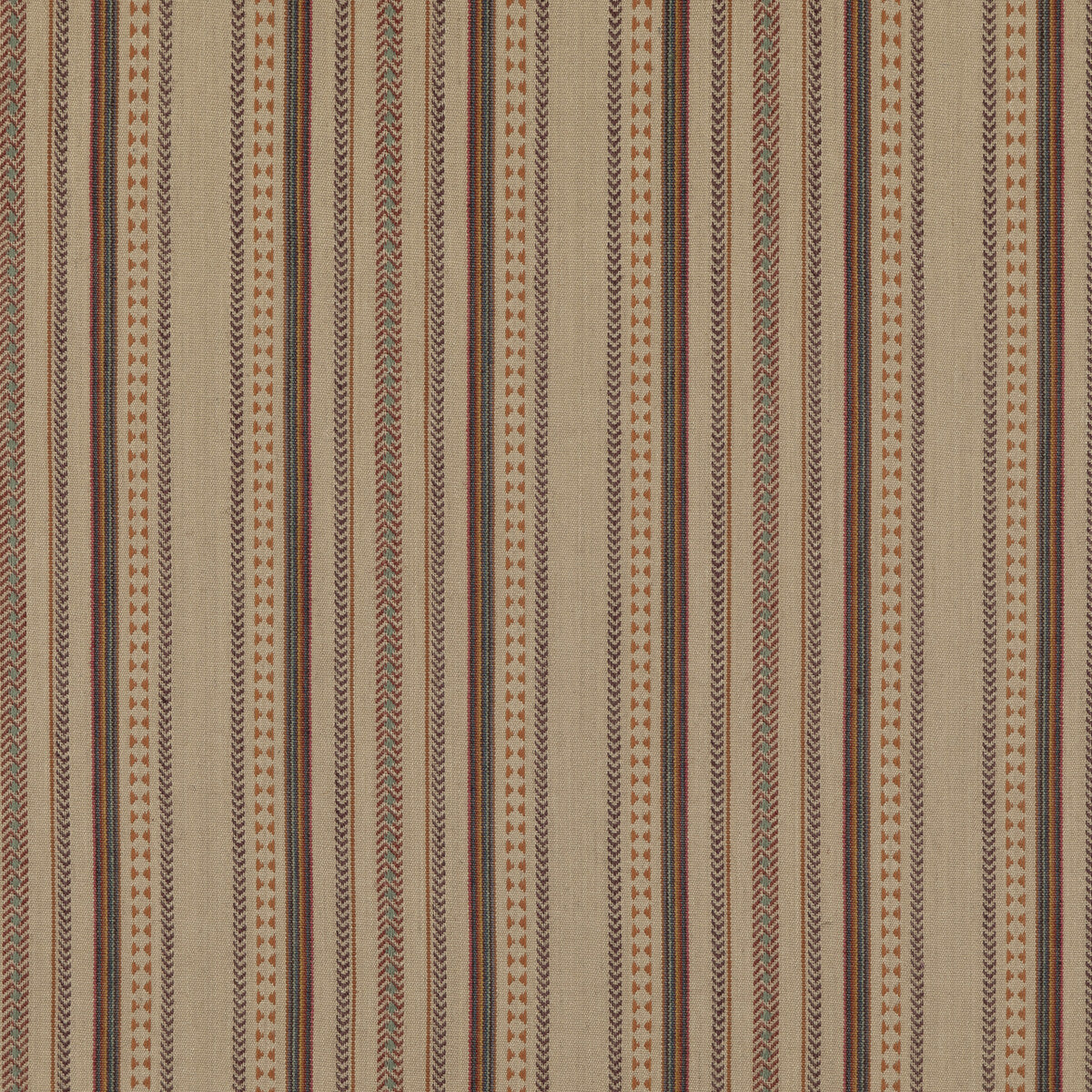 MULBERRY FD788.H113.0 RACING STRIPE PLUM Fabric - Eade's Wallpaper