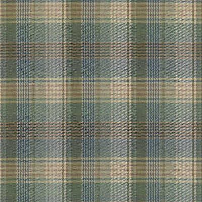 MULBERRY FD803.R11.0 BRAEMAR TEAL Fabric - Eade's Wallpaper