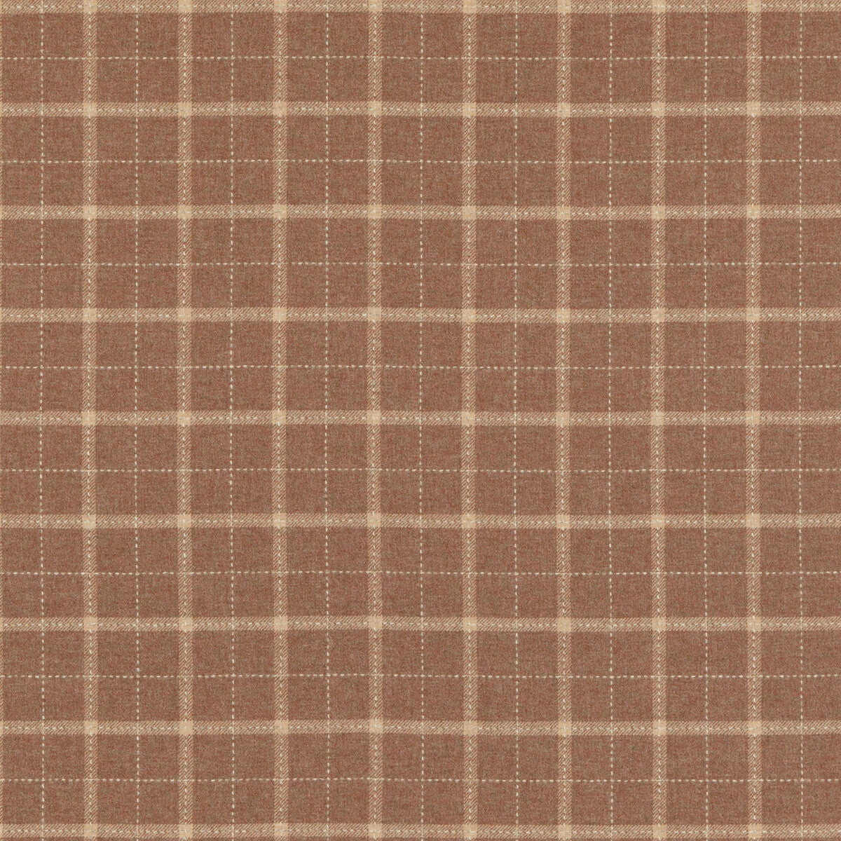 MULBERRY FD806.V55.0 BOWMONT RUSSET Fabric - Eade's Wallpaper