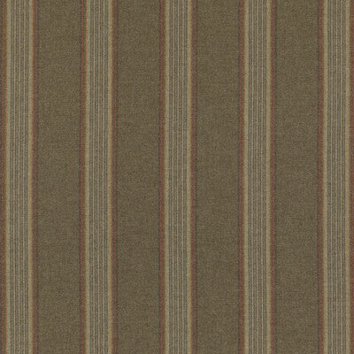 MULBERRY FD808.R106.0 MORAY STRIPE LOVAT Fabric - Eade's Wallpaper