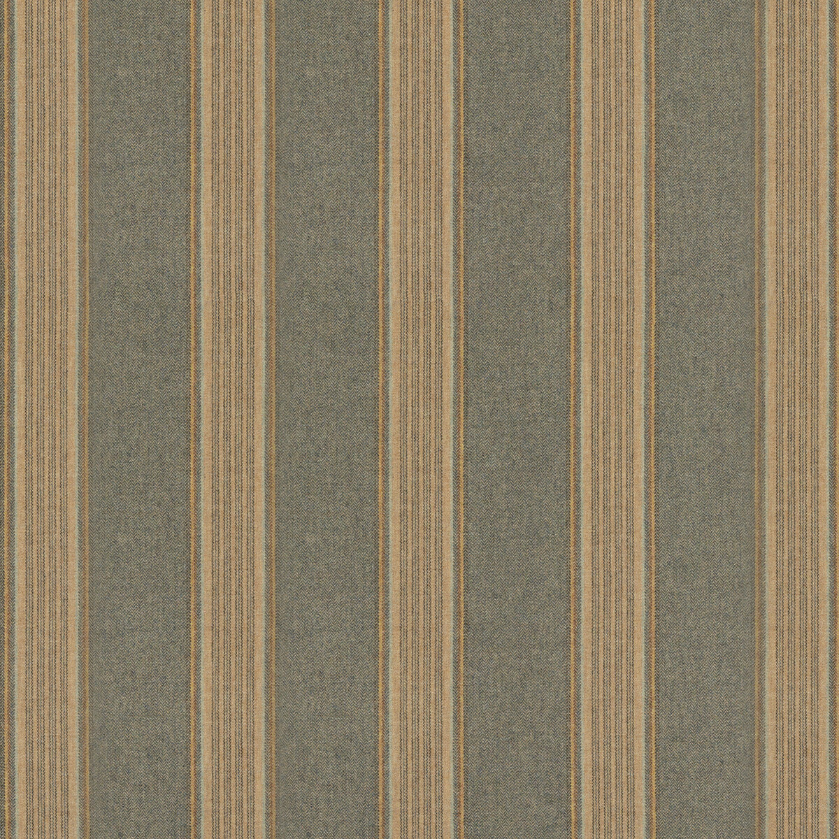 MULBERRY FD808.R11.0 MORAY STRIPE TEAL Fabric - Eade's Wallpaper