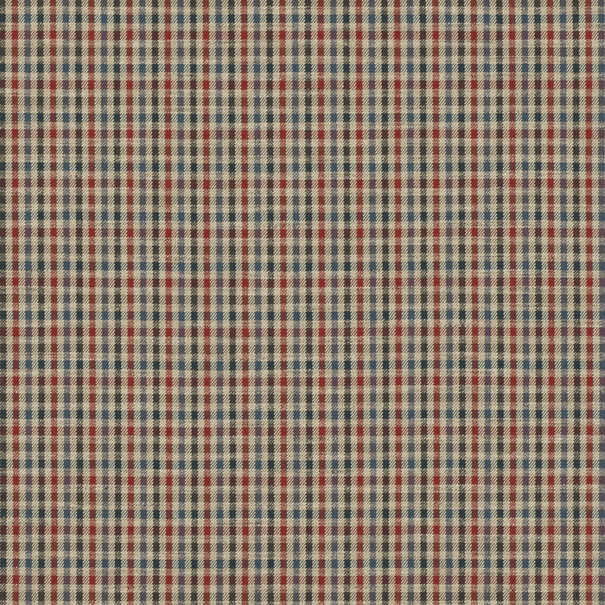MULBERRY FD810.V110.0 BABINGTON CHECK RED/BLUE Fabric - Eade's Wallpaper
