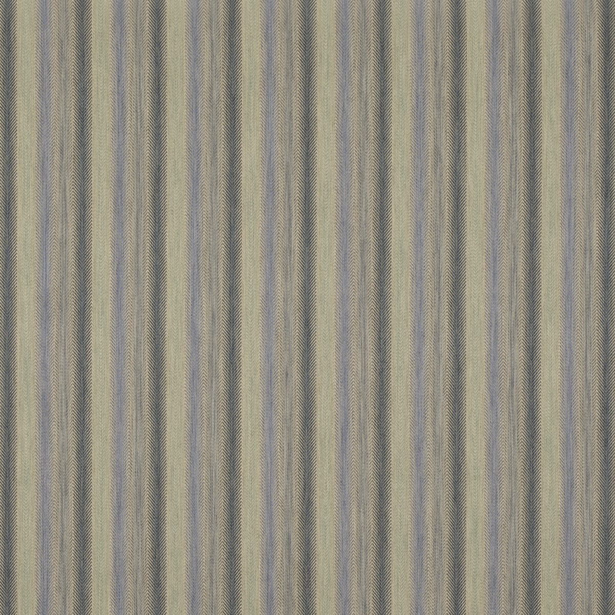 MULBERRY FD811.H101.0 SHEPTON STRIPE BLUE Fabric - Eade's Wallpaper