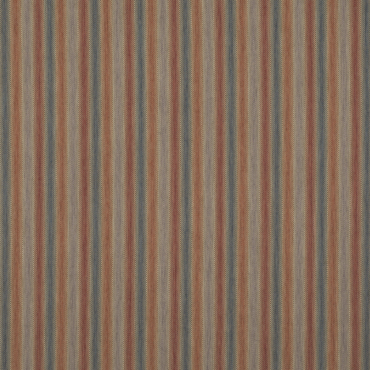MULBERRY FD811.V110.0 SHEPTON STRIPE RED/BLUE Fabric - Eade's Wallpaper