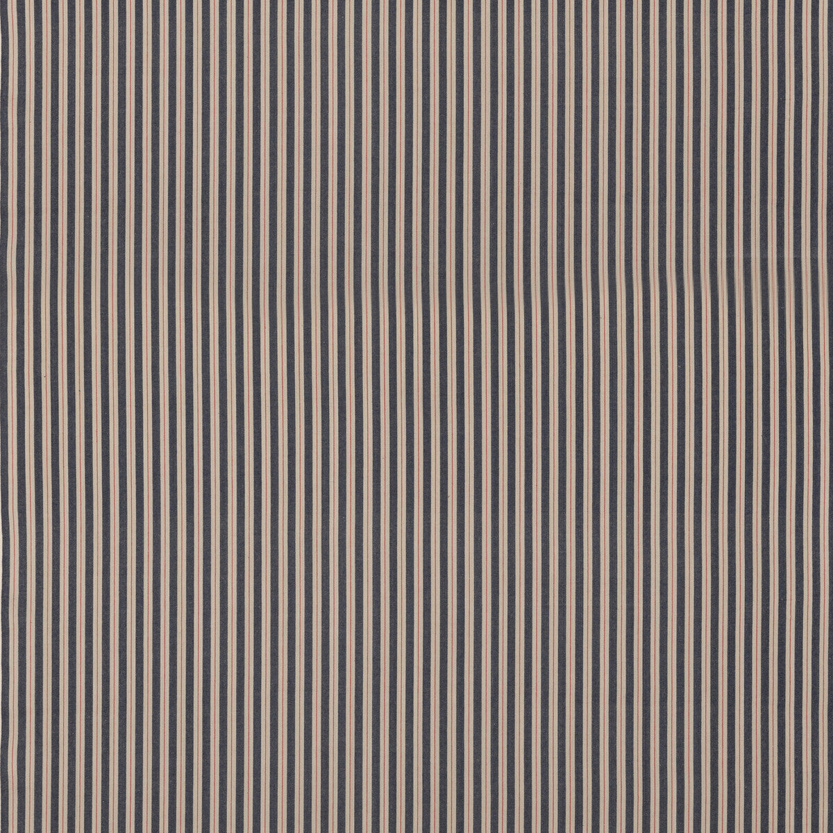 MULBERRY FD817.H10.0 COMPASS STRIPE INDIGO Fabric - Eade's Wallpaper