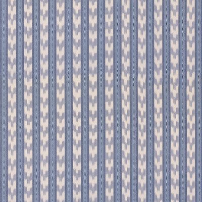 MULBERRY FD824.H101.0 CHART STRIPE BLUE Fabric - Eade's Wallpaper