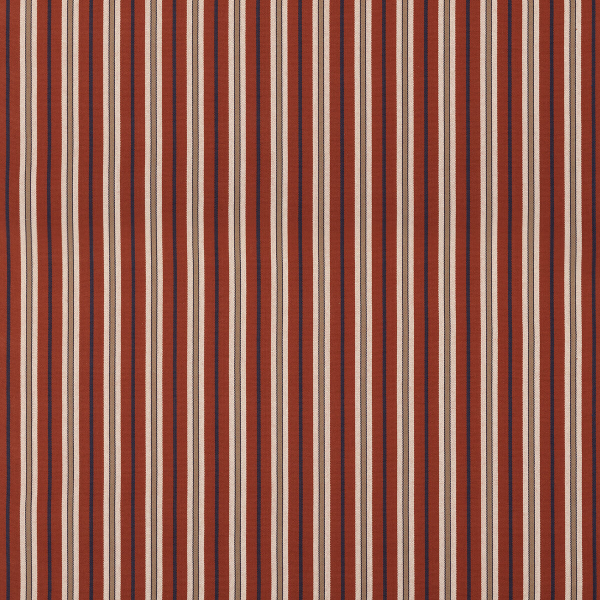 MULBERRY FD828.V110.0 STARBOARD STRIPE RED/INDIGO Fabric - Eade's Wallpaper