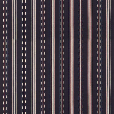 MULBERRY FD830.G103.0 EASTWIND STRIPE INDIGO/RED Fabric - Eade's Wallpaper