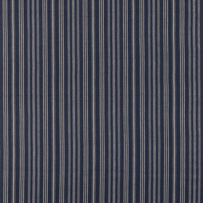 MULBERRY FD831.H10.0 SIGNAL STRIPE INDIGO Fabric - Eade's Wallpaper