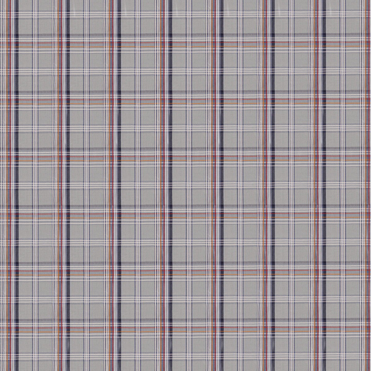 MULBERRY FD832.H101.0 OCEAN CHECK BLUE Fabric - Eade's Wallpaper